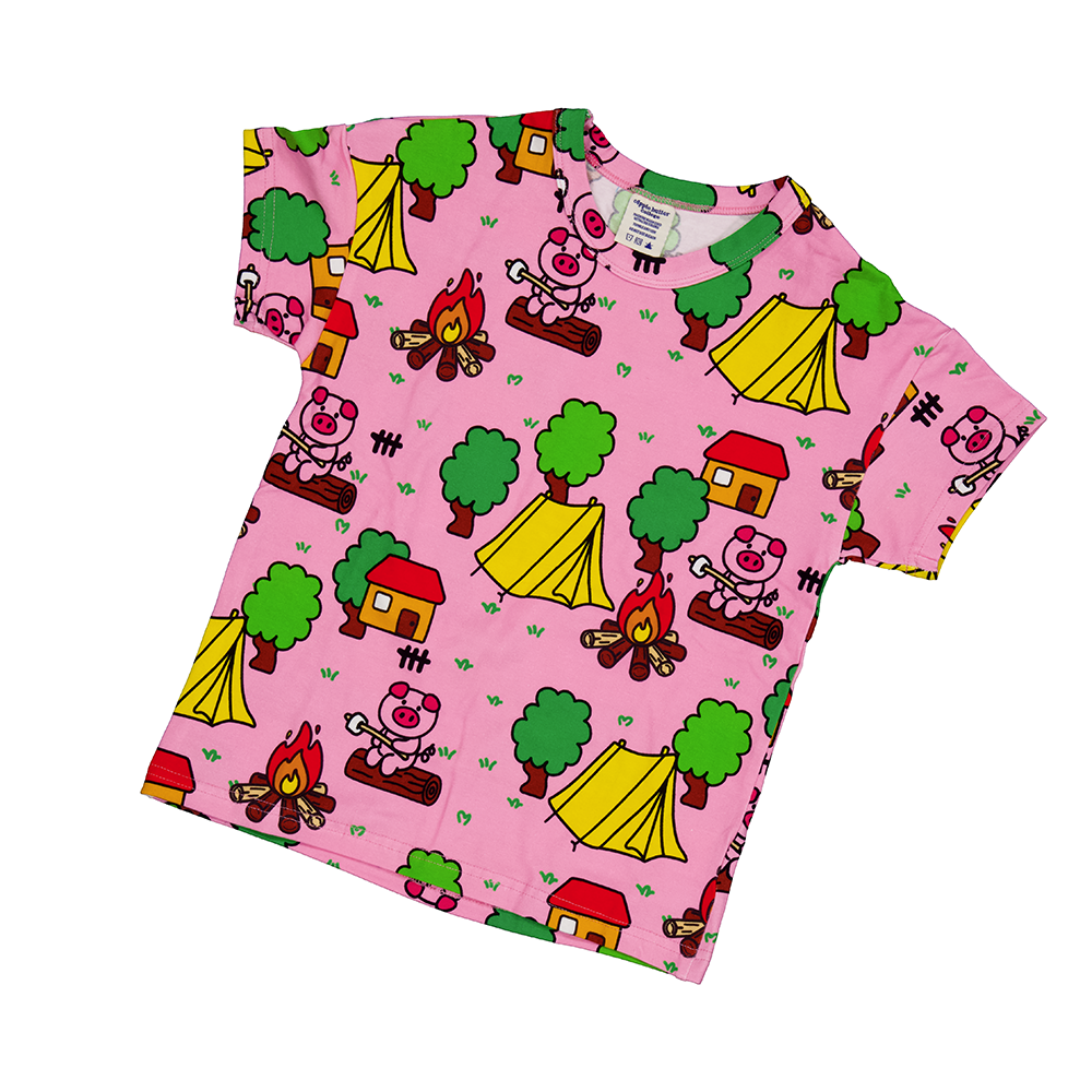 COTTON SET - PIG CAMPING