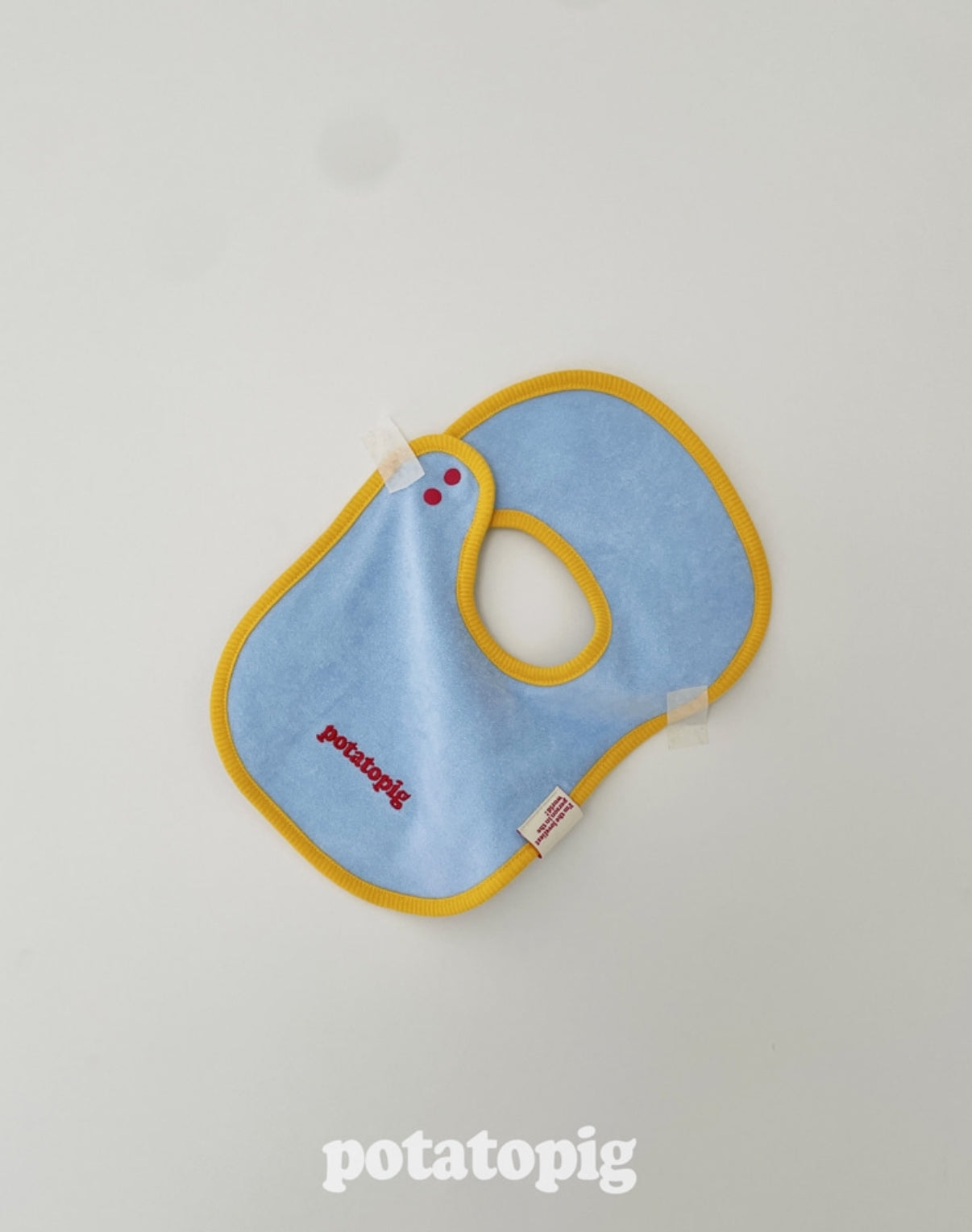 POTATO TERRY BIB - SKY