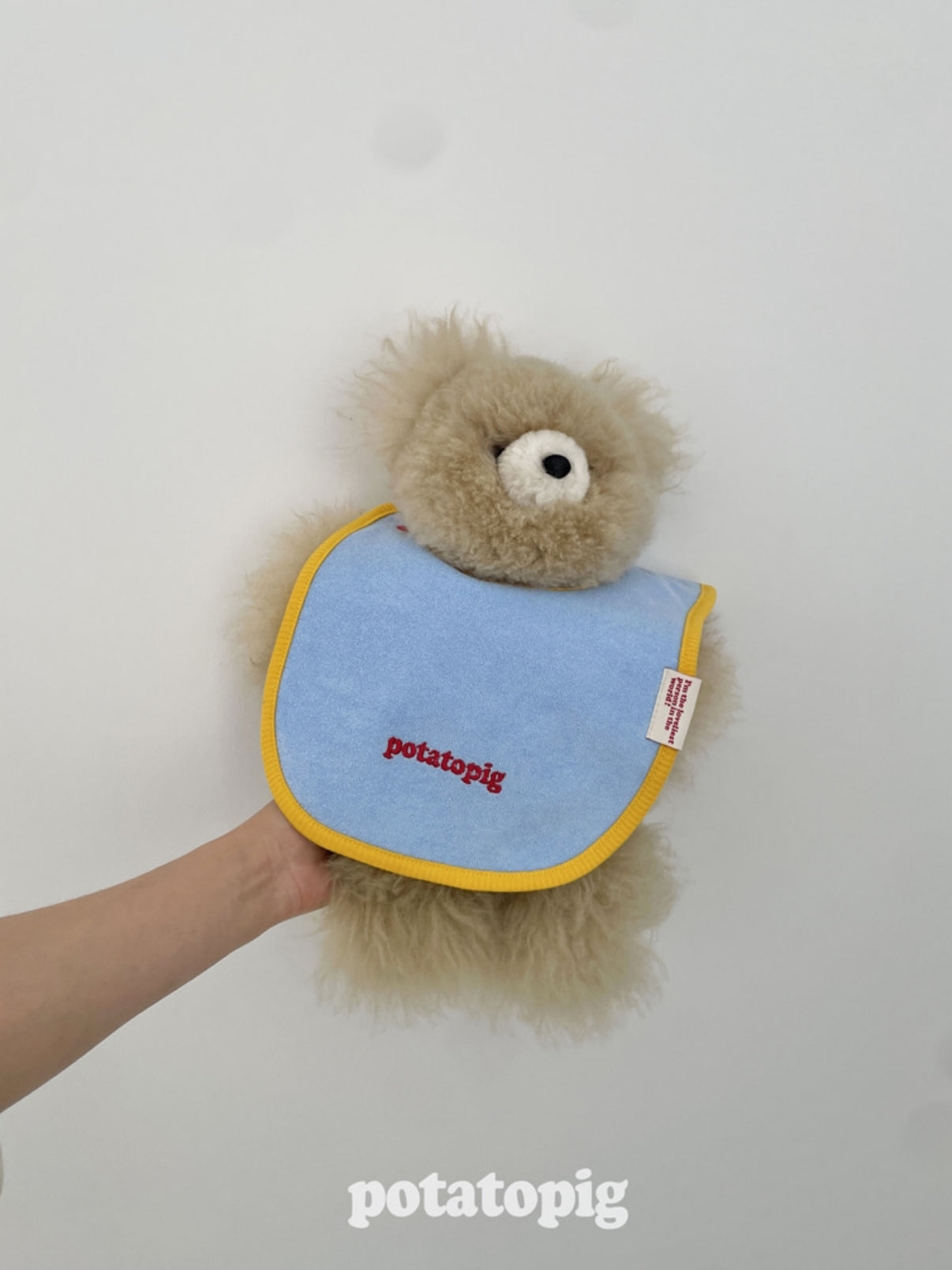 POTATO TERRY BIB - SKY