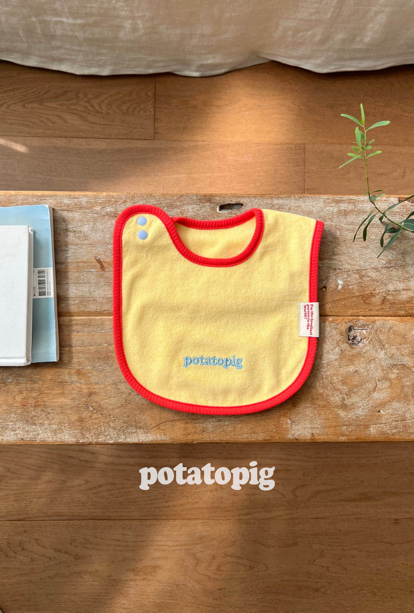 POTATO TERRY BIB - APPLE MANGO