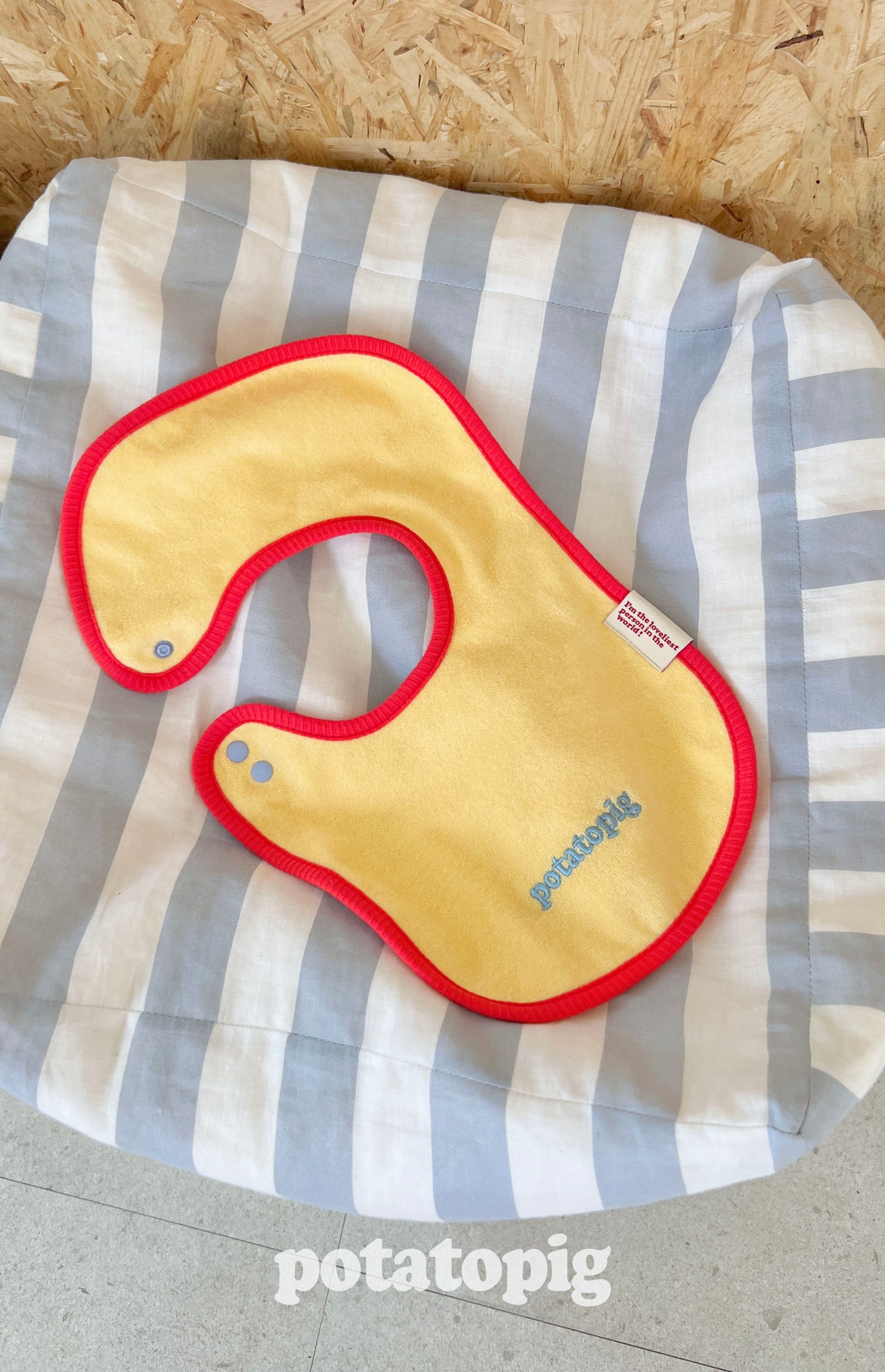 POTATO TERRY BIB - APPLE MANGO