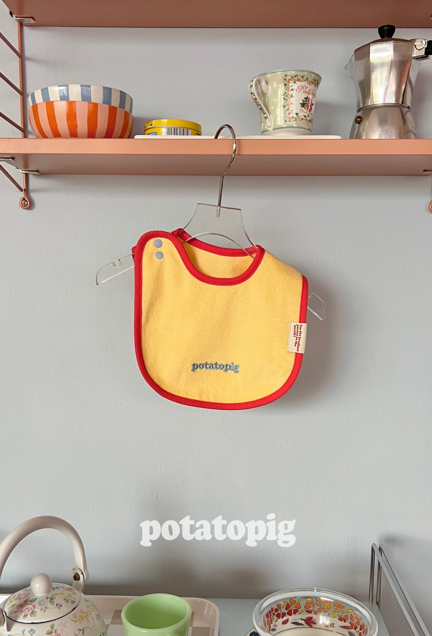 POTATO TERRY BIB - APPLE MANGO