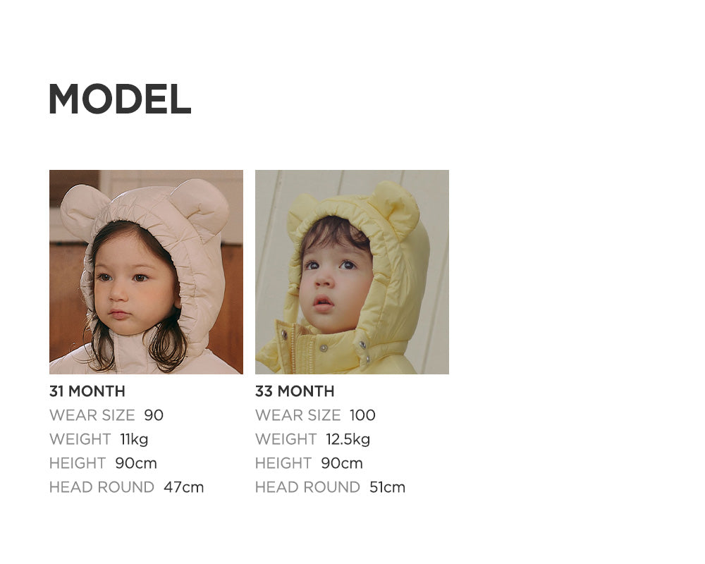 Lived Vegan Baby Padded Jacket (SIZE 90-130)