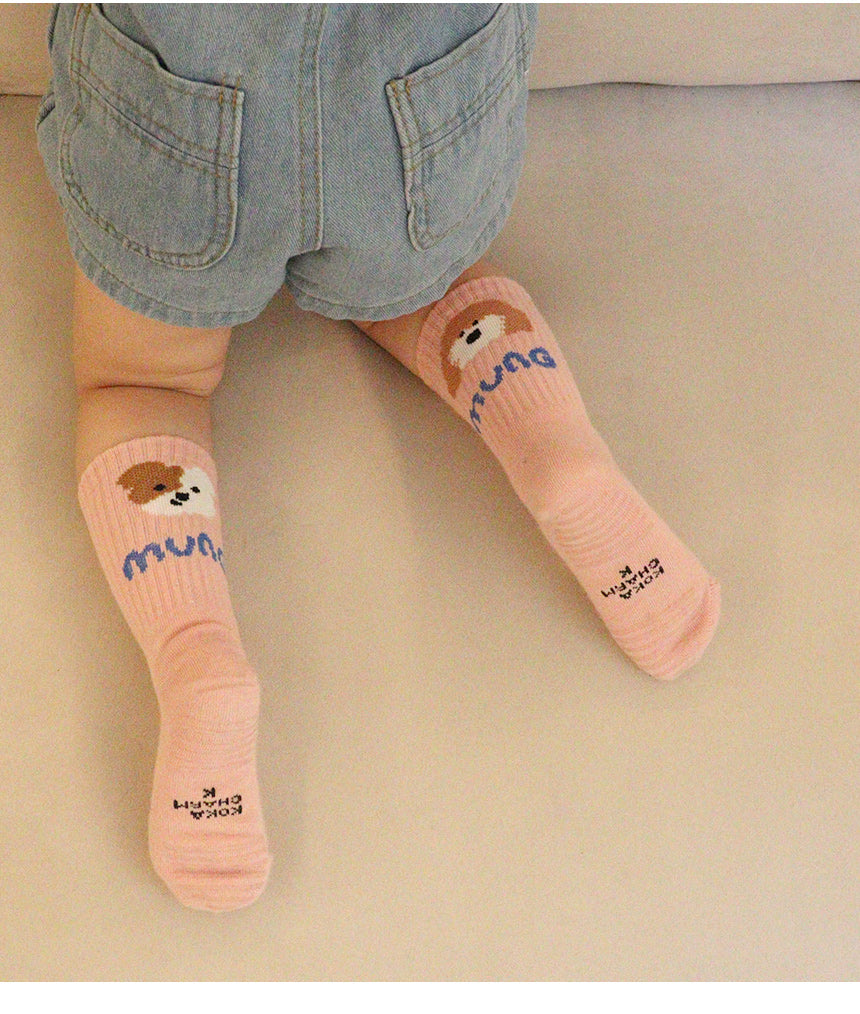 CUTE PUPPY 3 PAIRS SET