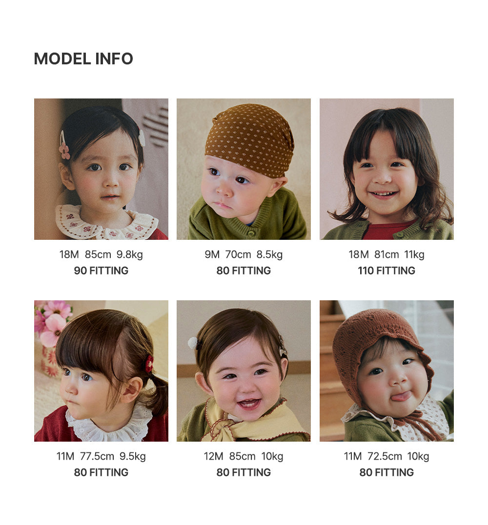 Amo Knit Cardigan (80-130 SIZE)