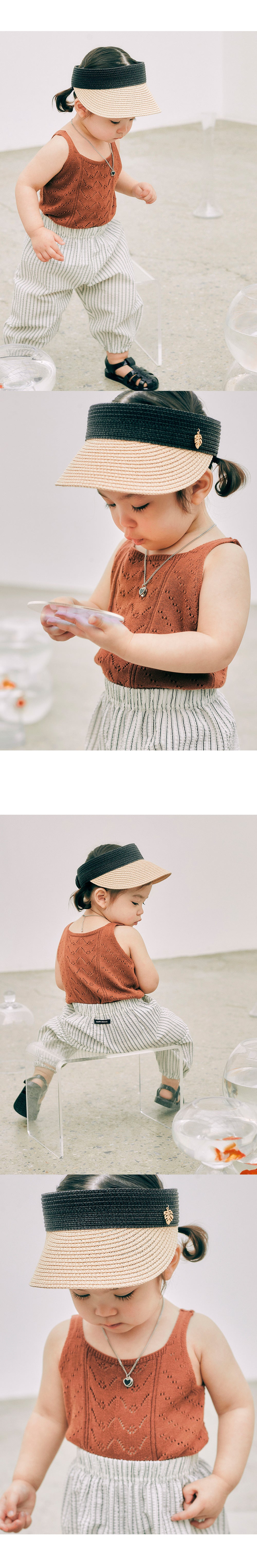 BETTY KNIT BABY SLEEVELESS T-SHIRT