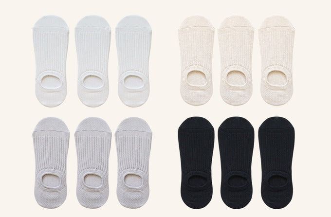 Adult Women Men Low Socks 3 PACK