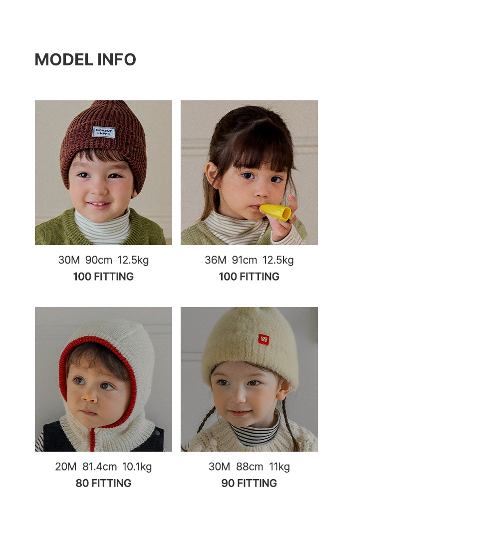 Flynn mock turtleneck baby long sleeve (SIZE 80-130)