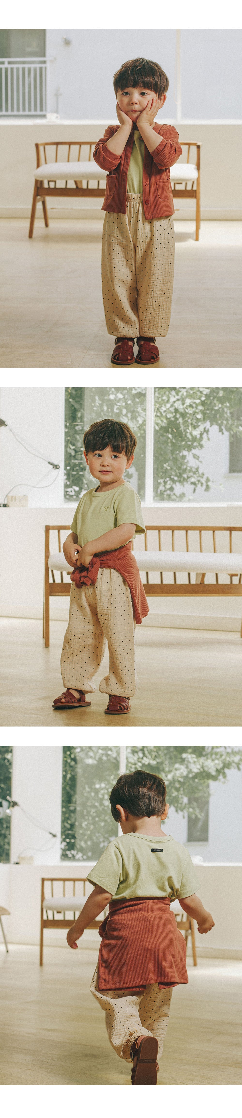 Ginger dot pants