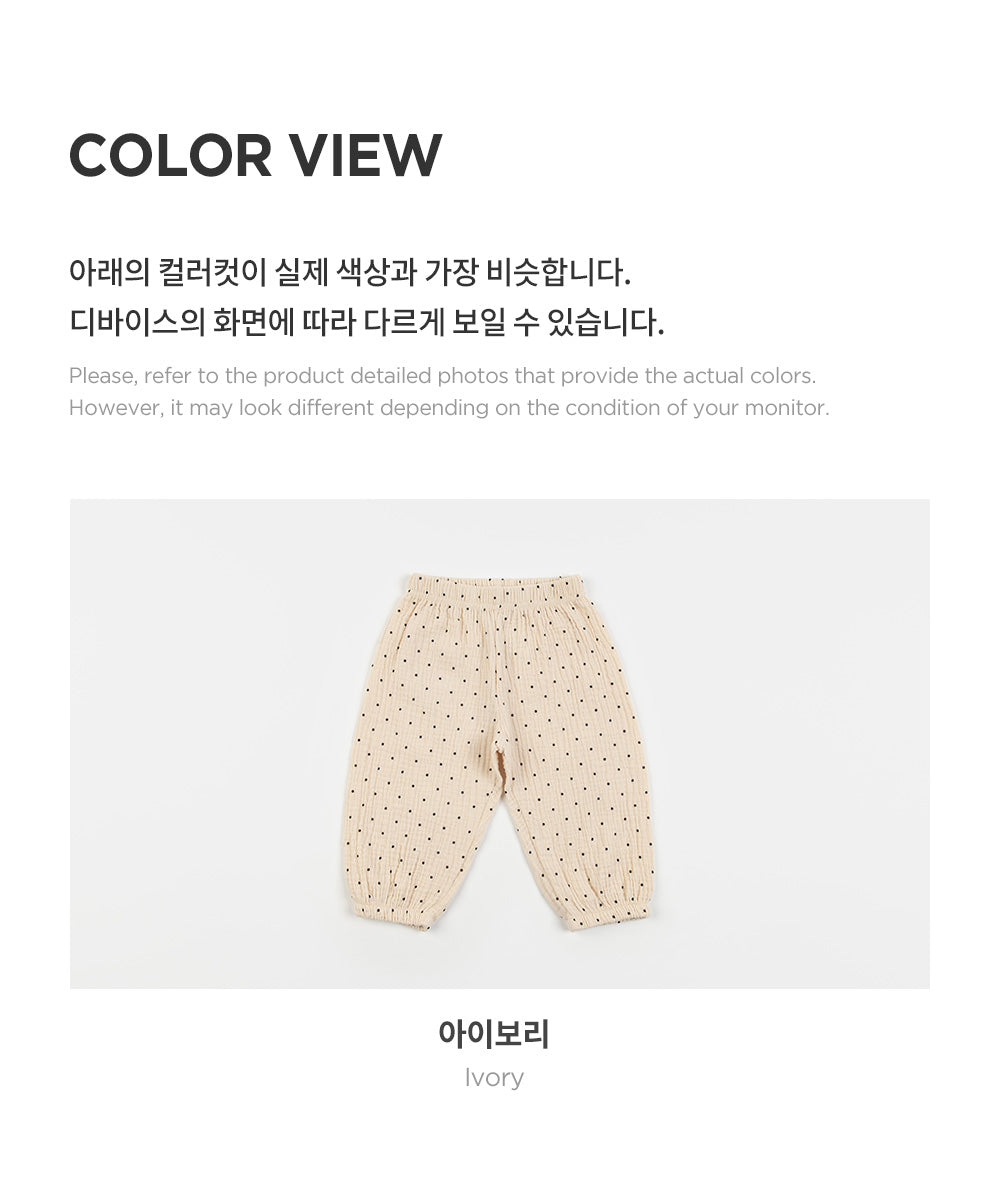 Ginger dot pants