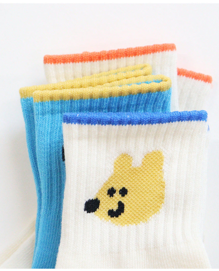 Short Ankle LITTLE MOOD 3pairs 1SET