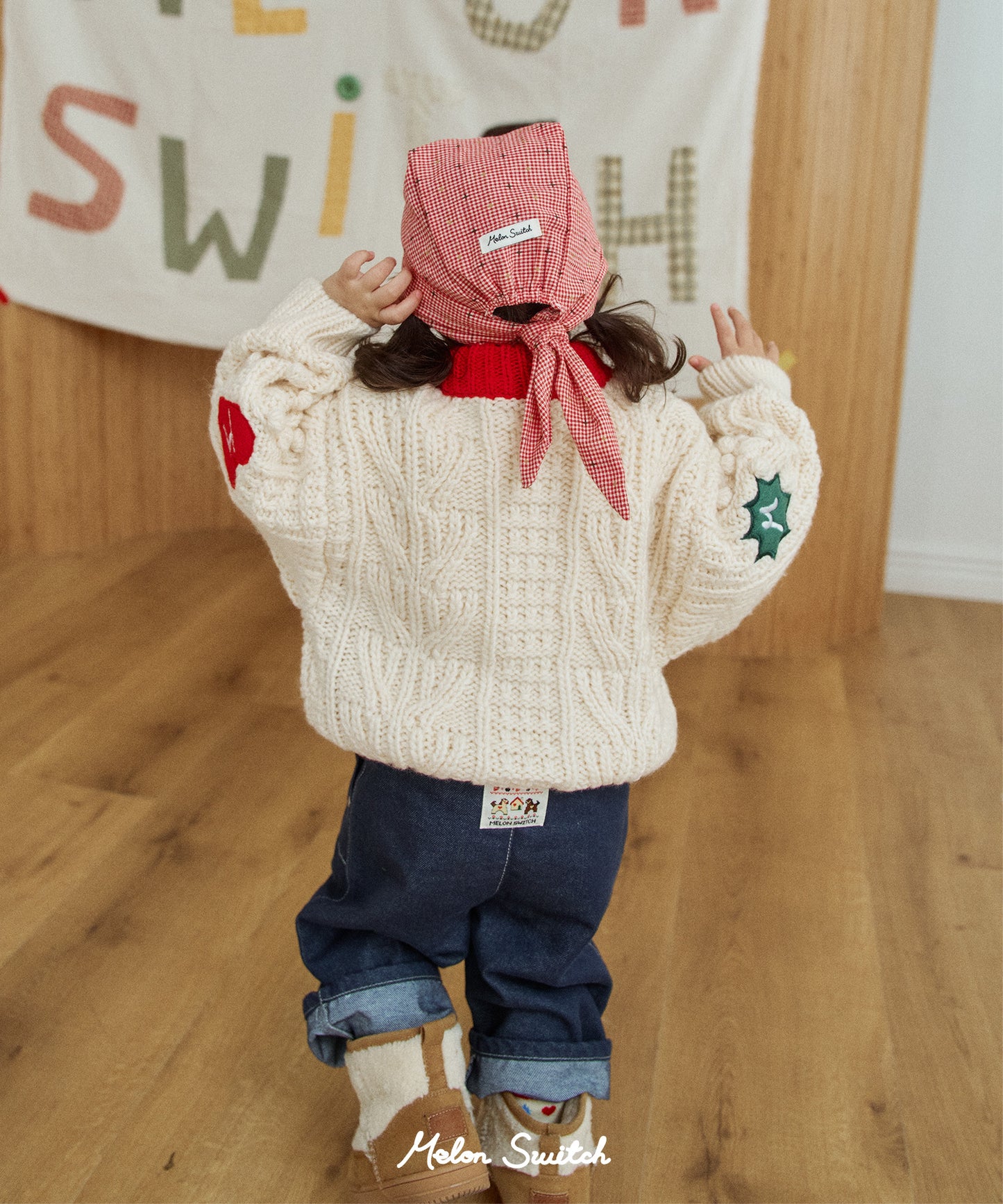 Melon Love Knit Zip-Up