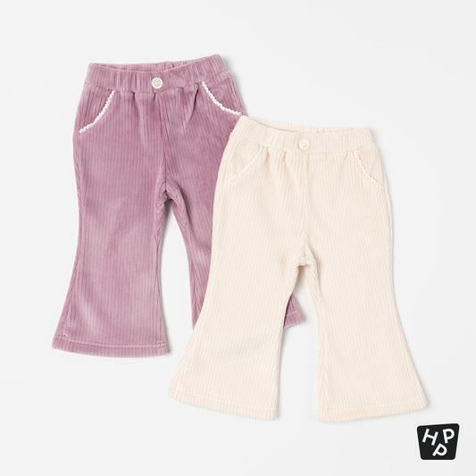 Serene Double Velour Bootcut Pants (SIZE 90-130)