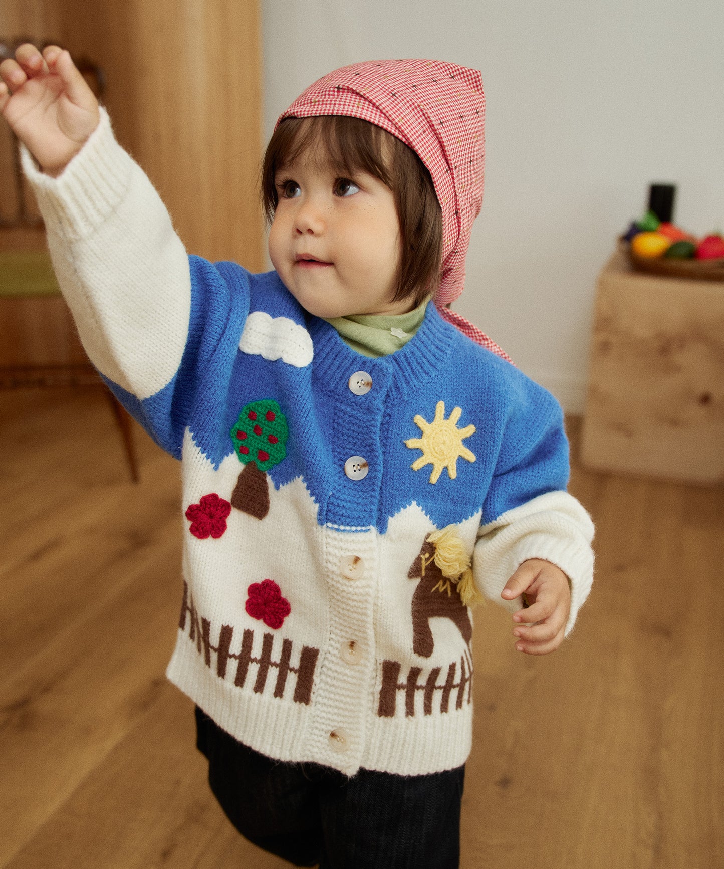 Autumn Landscape Cardigan
