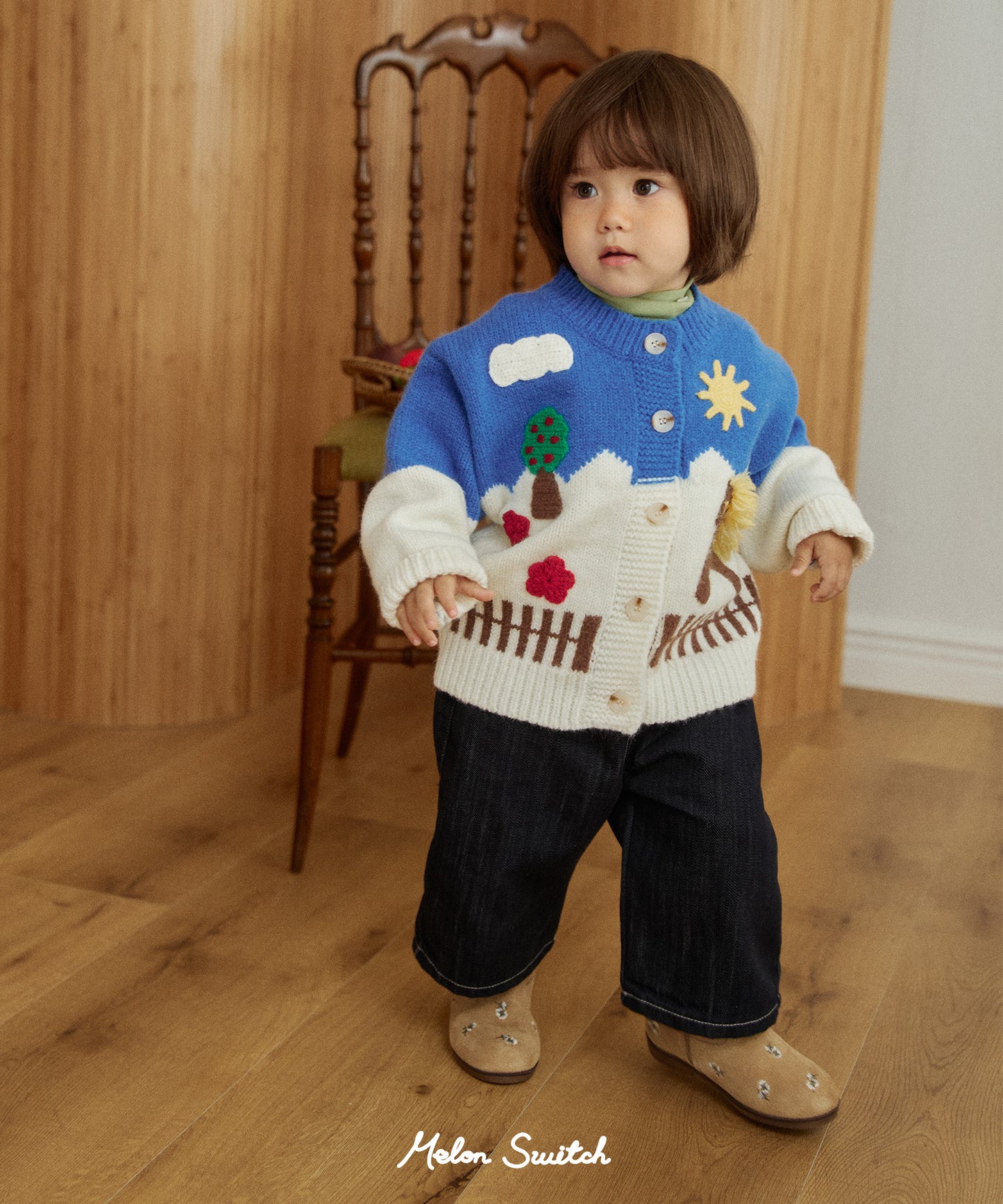 Autumn Landscape Cardigan