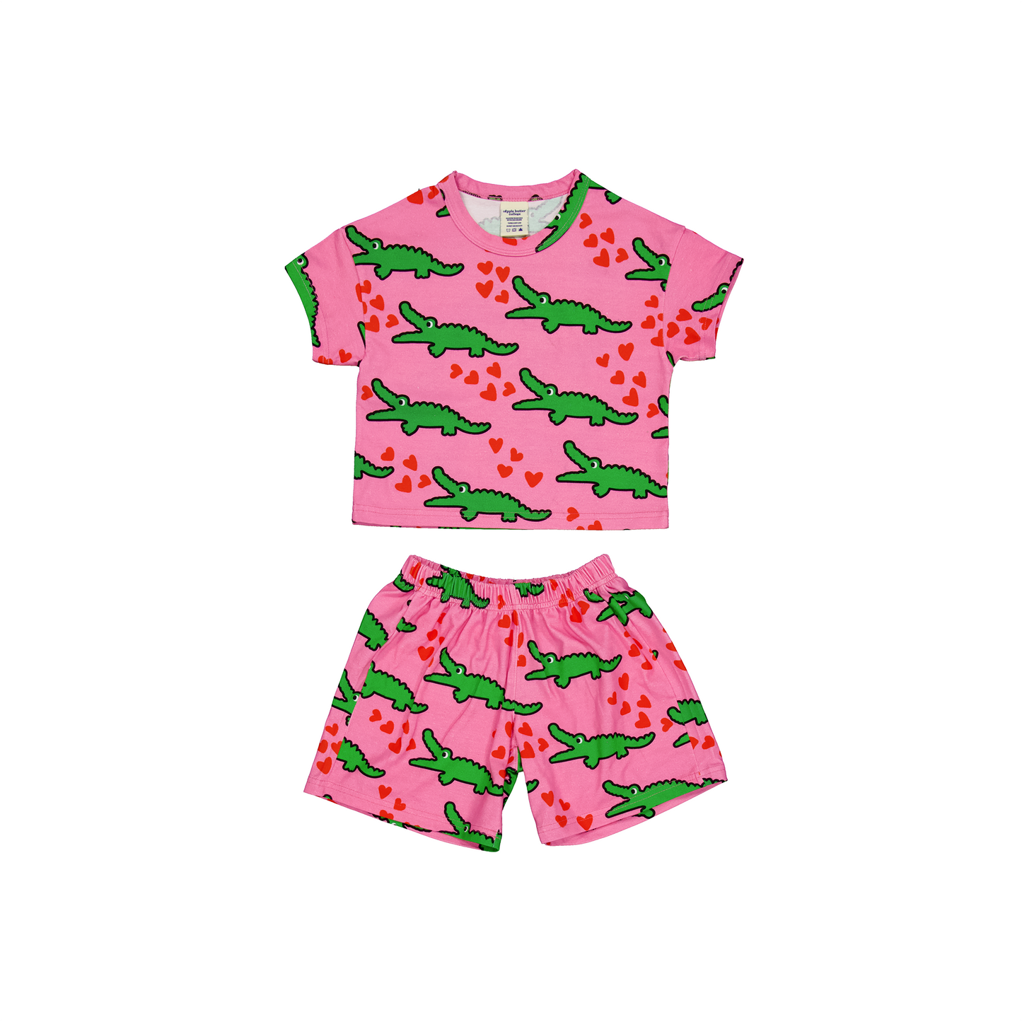 COTTON SET - PINK CROCODILE