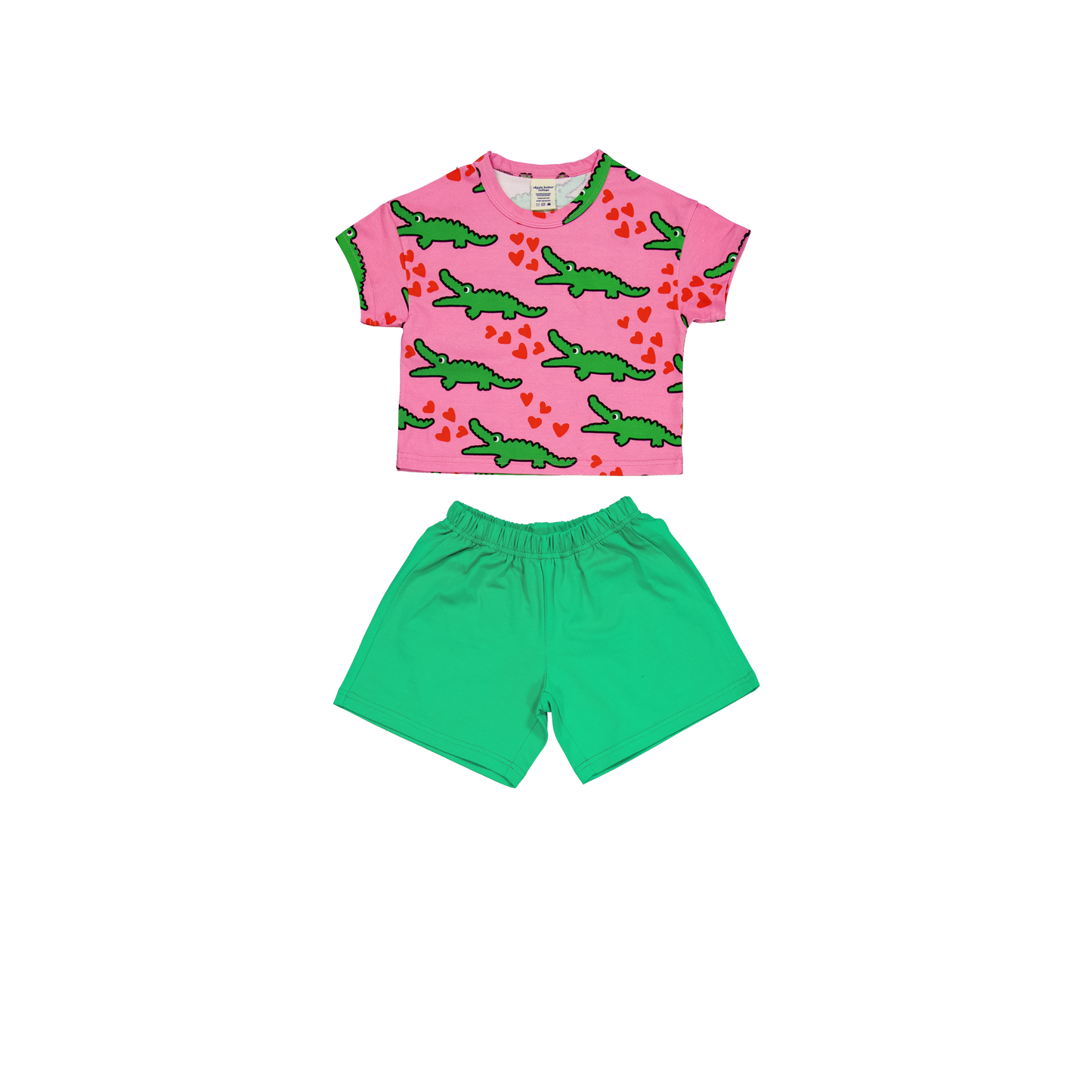COTTON SET - PINK CROCODILE