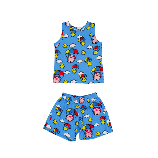 COTTON SET - PARACHUTE PIG