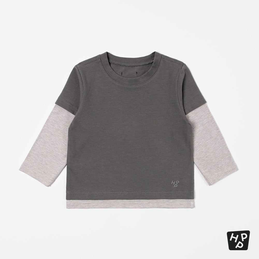 Maple Layered Long-Sleeve T-shirt (90-130 SIZE)