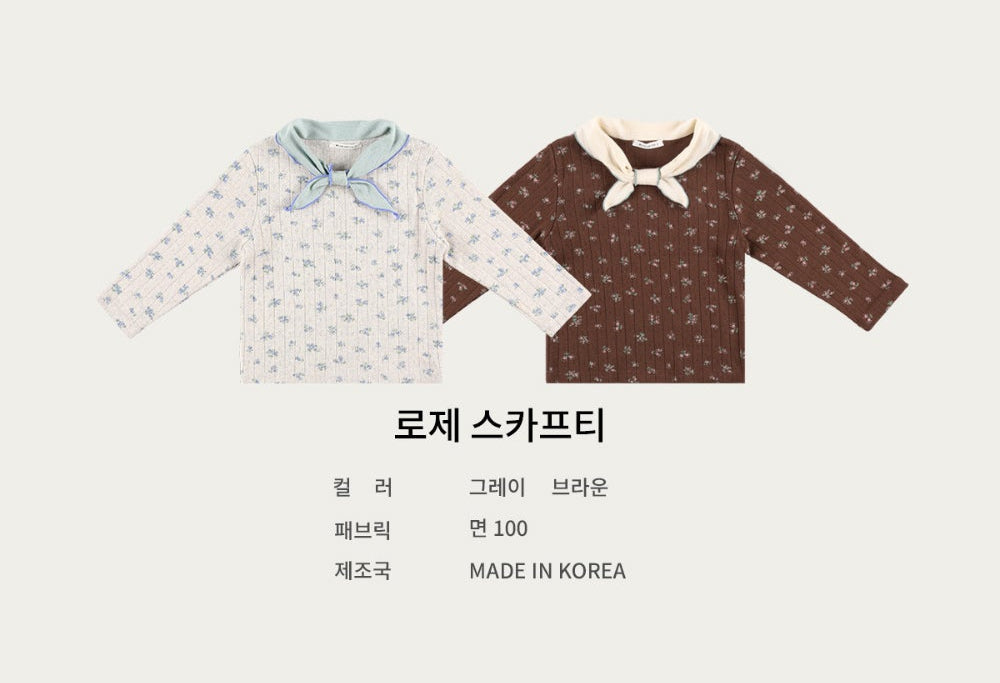Rosé Scarf Tee