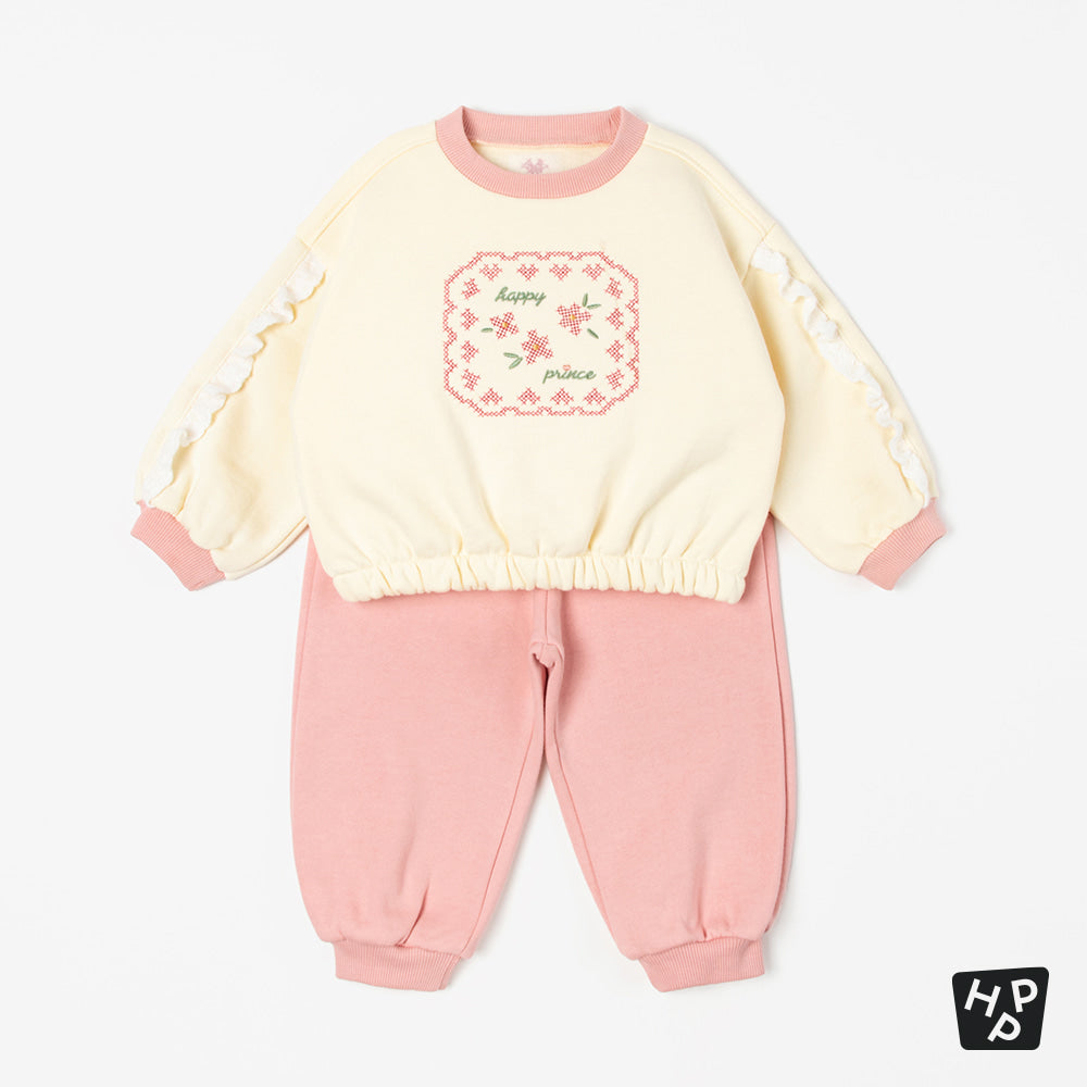 Hazy Fleece-Lined Two-Piece Set (SIZE 90-130)