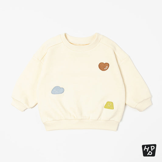 Pio Fleece-Lined Baby Sweatshirt (SIZE 80-110)
