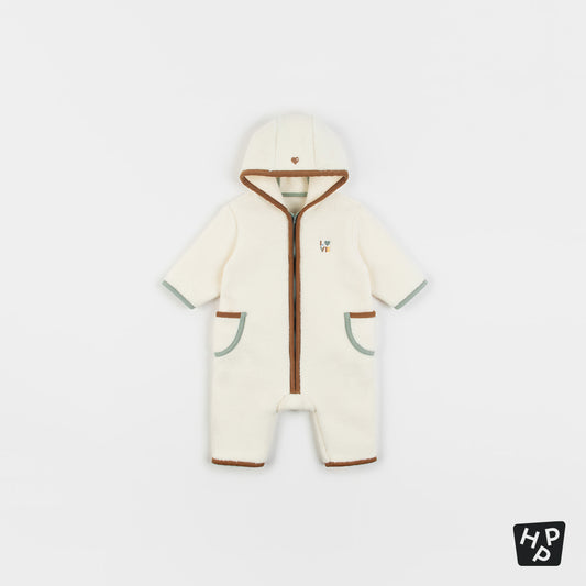 ROIL FLEECE BABY COVERALLS