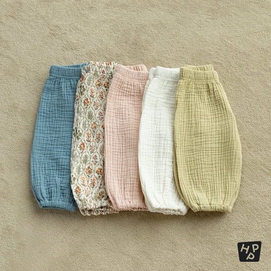 Happy Bebe Cotton Gauze Pants (80-110 size)