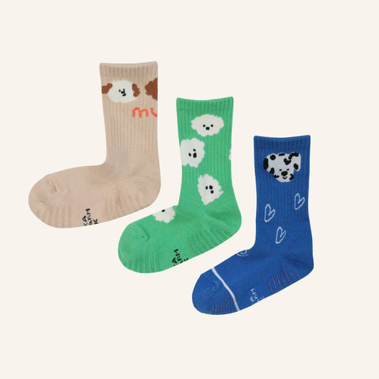 DOGGY TRIO 3 pairs 1 SET
