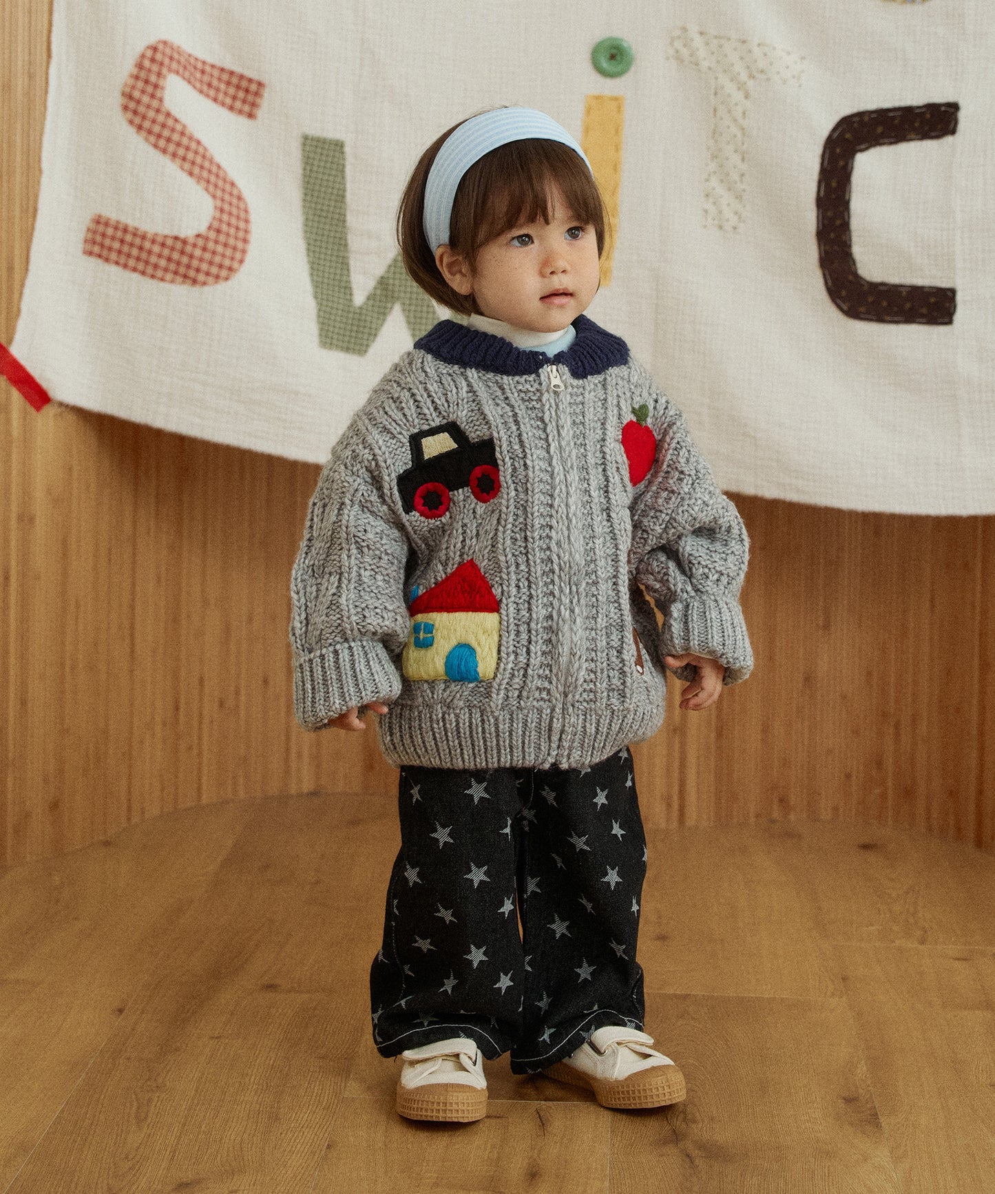 Melon Love Knit Zip-Up