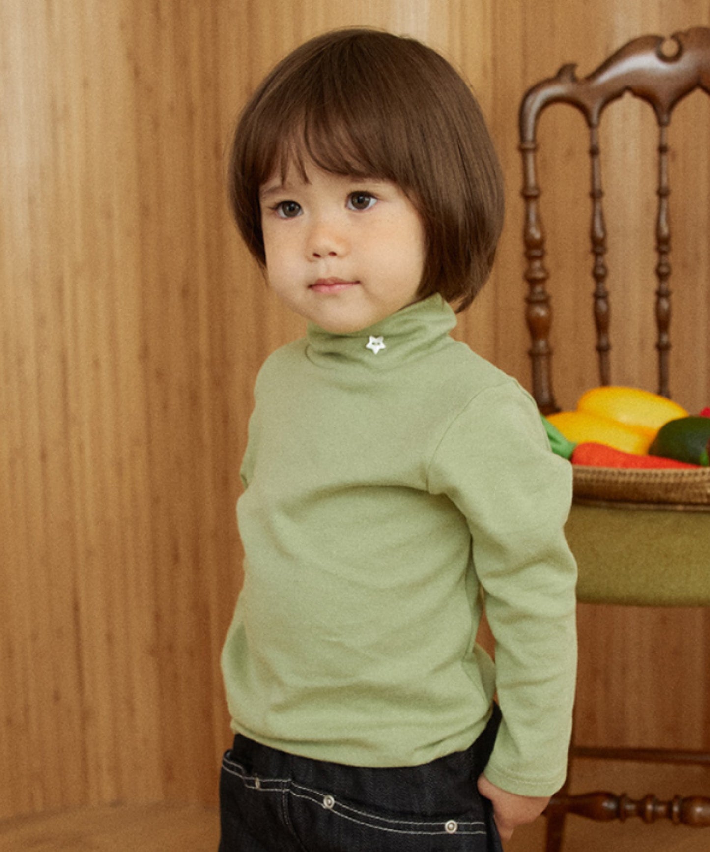 Star Soft Modal Turtleneck Tee