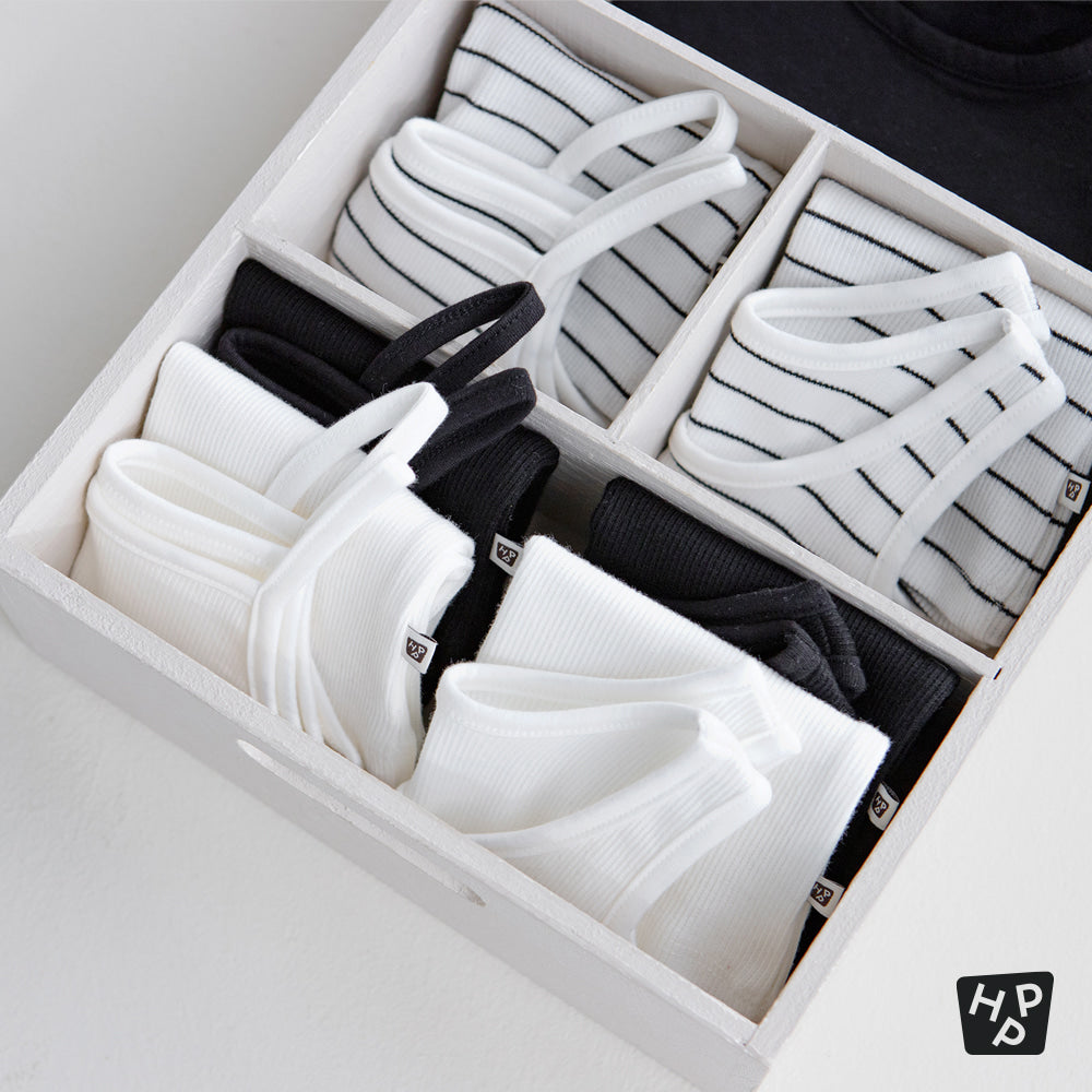 Pure Basic Ribbed Tank Top 2-Pack