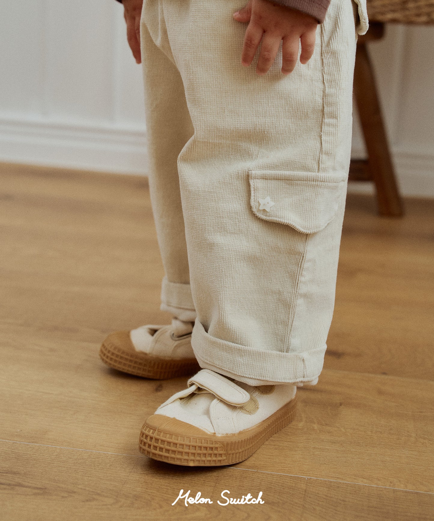 Button Corduroy Pants