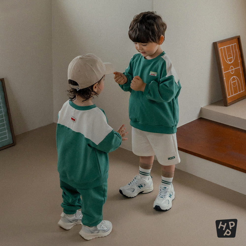 Ollve 3-Piece Top & Bottom Set_Green