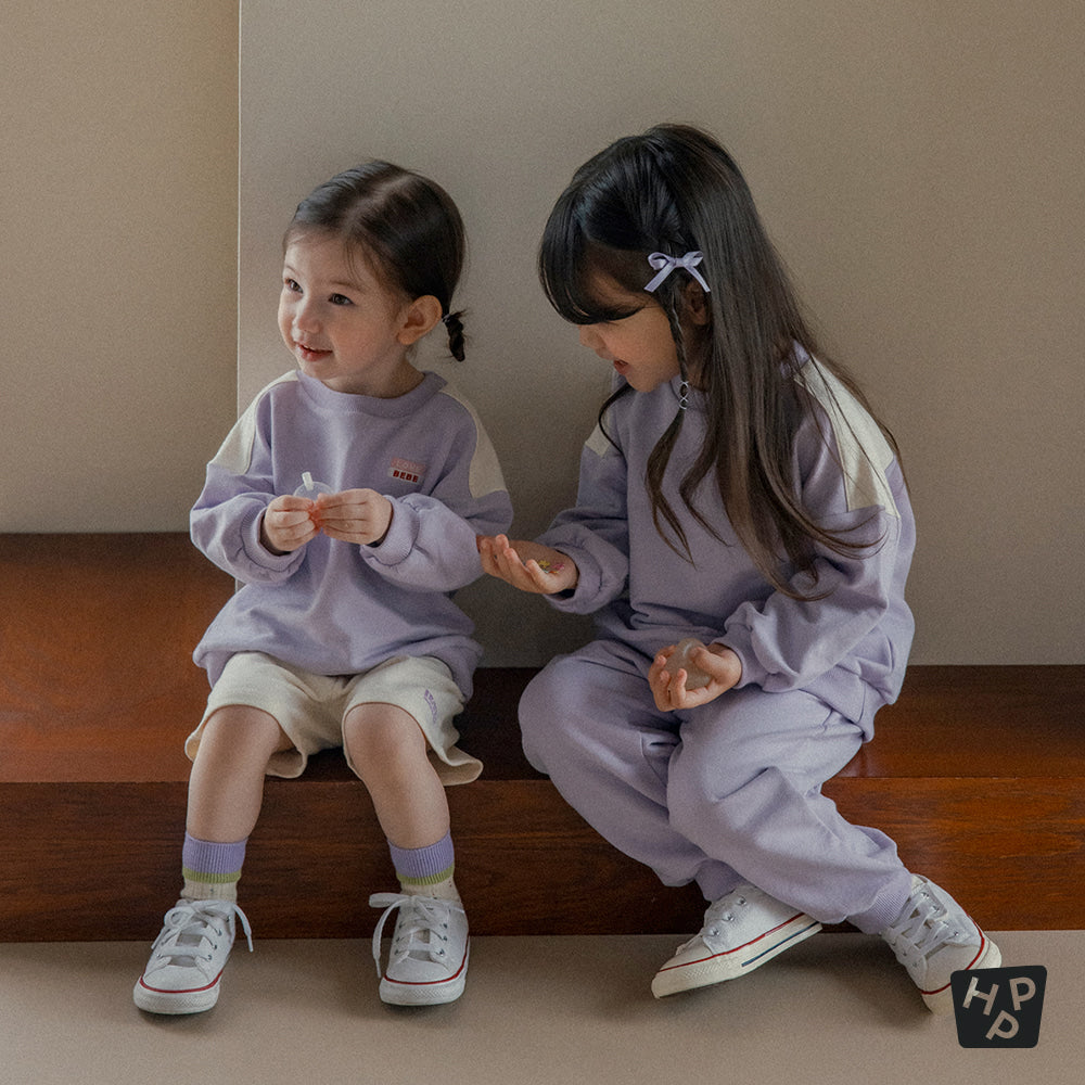 Ollve 3-Piece Top & Bottom Set_Purple