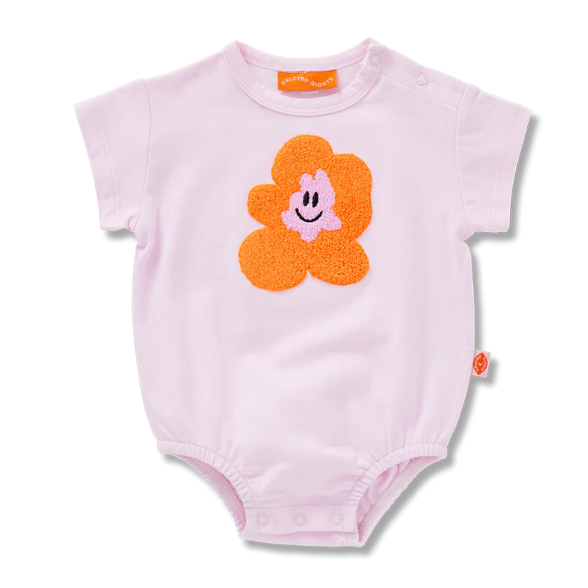 Cotton Short Sleeve Bodysuit / Hej Blomma!