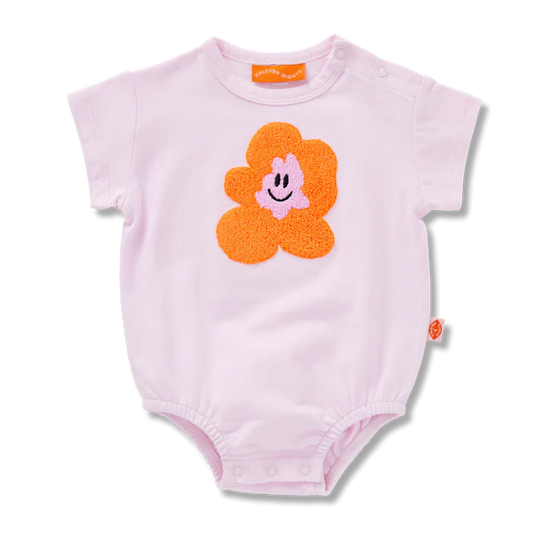 Cotton Short Sleeve Bodysuit / Hej Blomma!