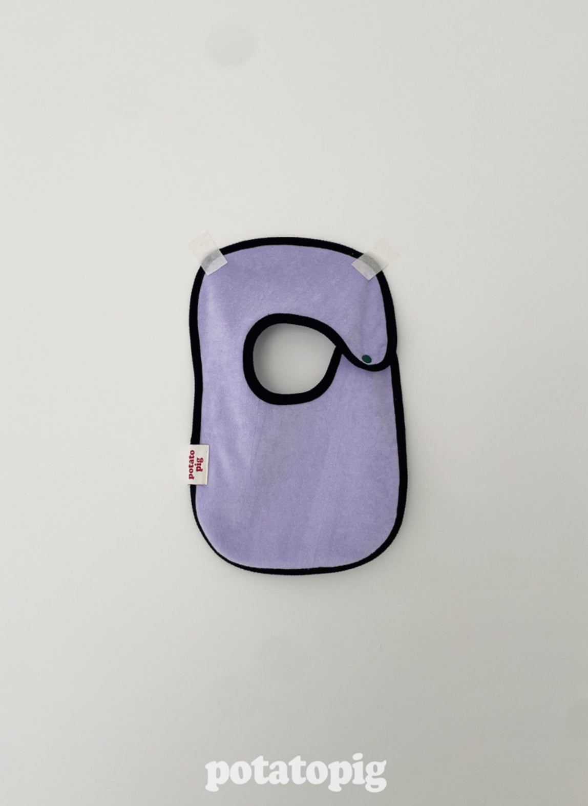 POTATO TERRY BIB - PURPLE