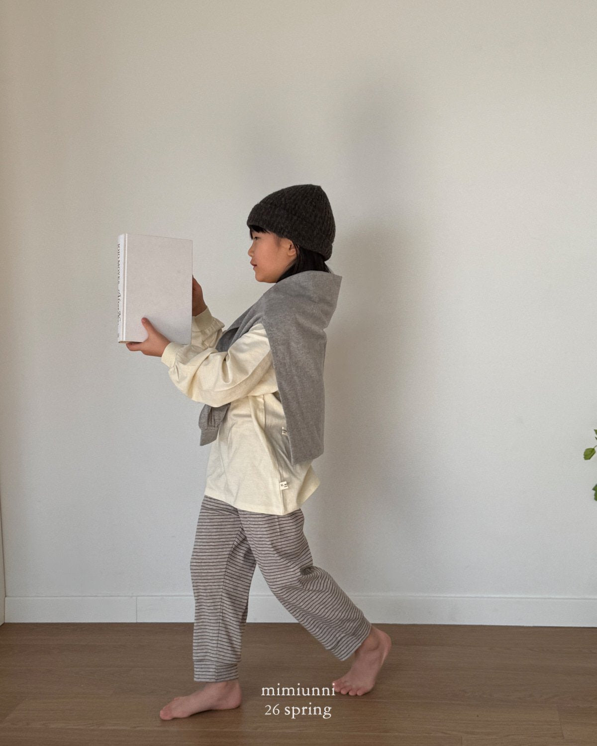 1+1 RIBBED STRIPED PANTS $22.5