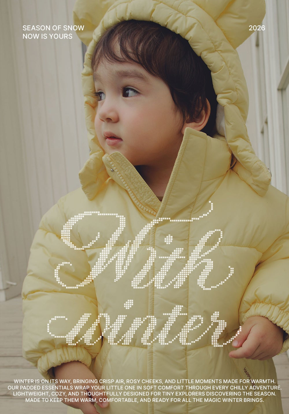 Lived Vegan Baby Padded Jacket (SIZE 90-130)