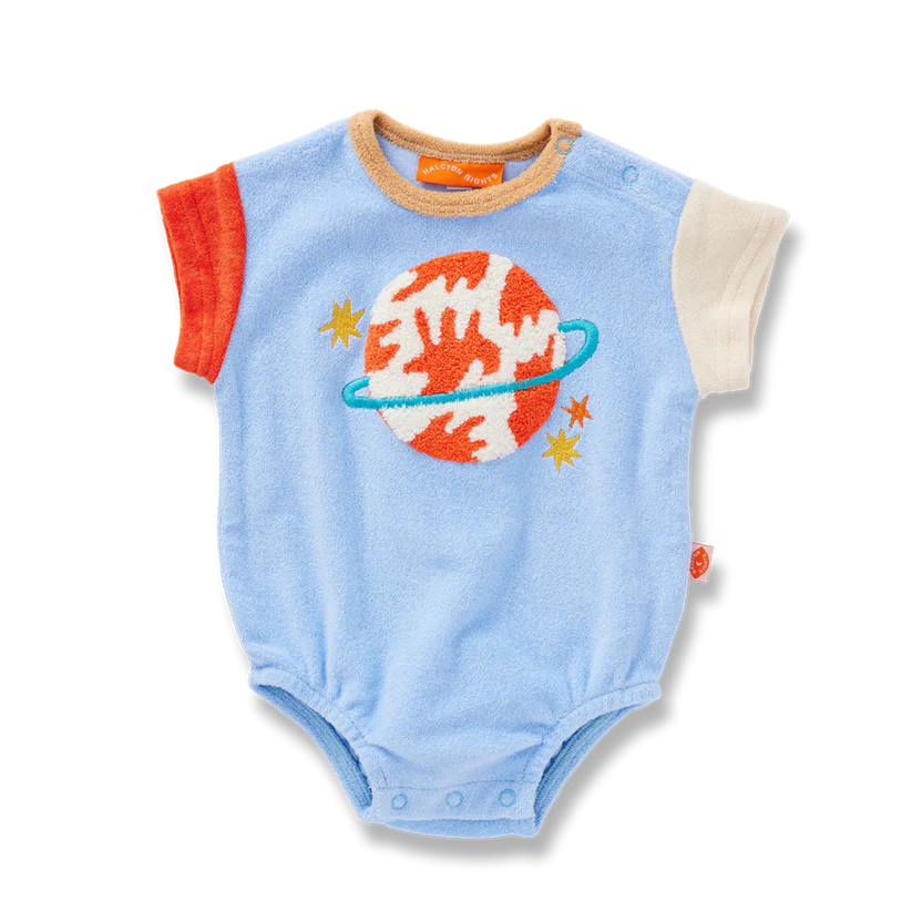Terry Short Sleeve Bodysuit / See You In Space