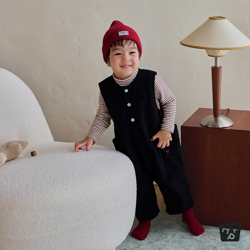 Brownie Fleece Lined Corduroy Baby Jumpsuit (SIZE 80-110)