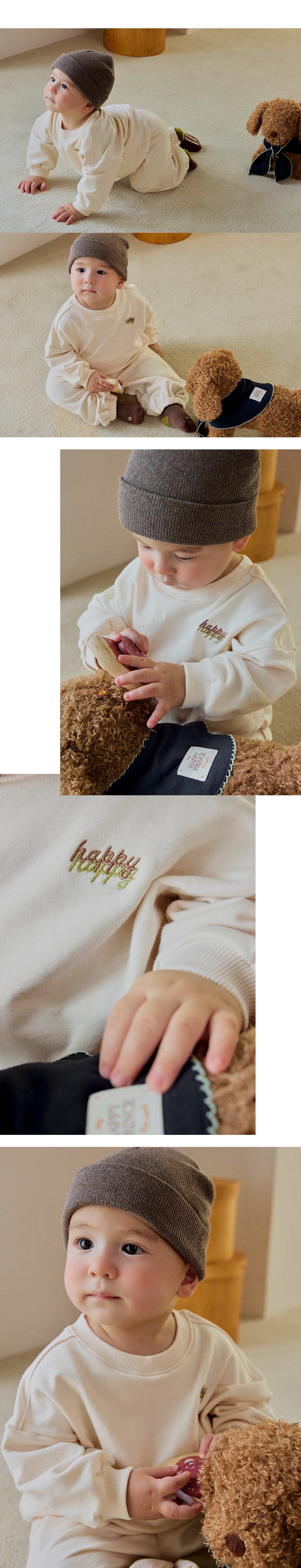 Aube Baby Two-Piece Set_Ivory (80-110 SIZE)