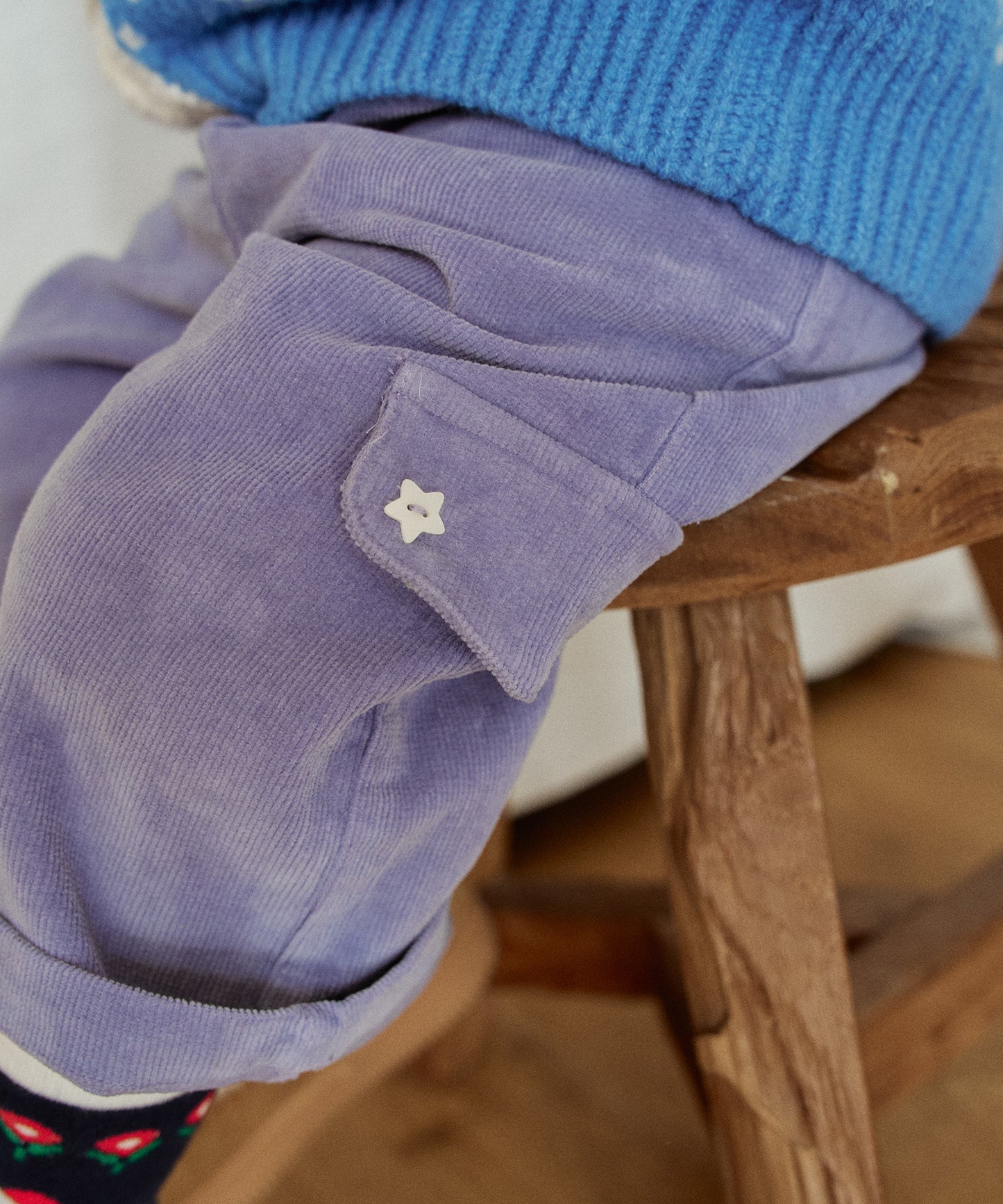 Button Corduroy Pants