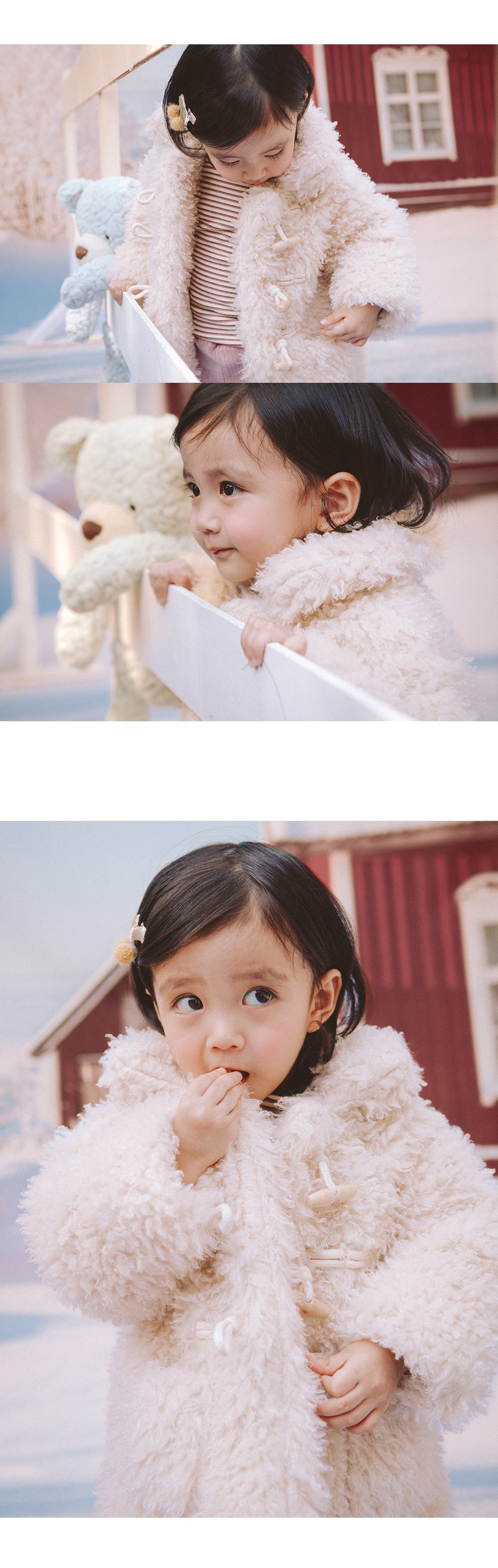 Baden Fleece Duffle Coat (SIZE 90-130)