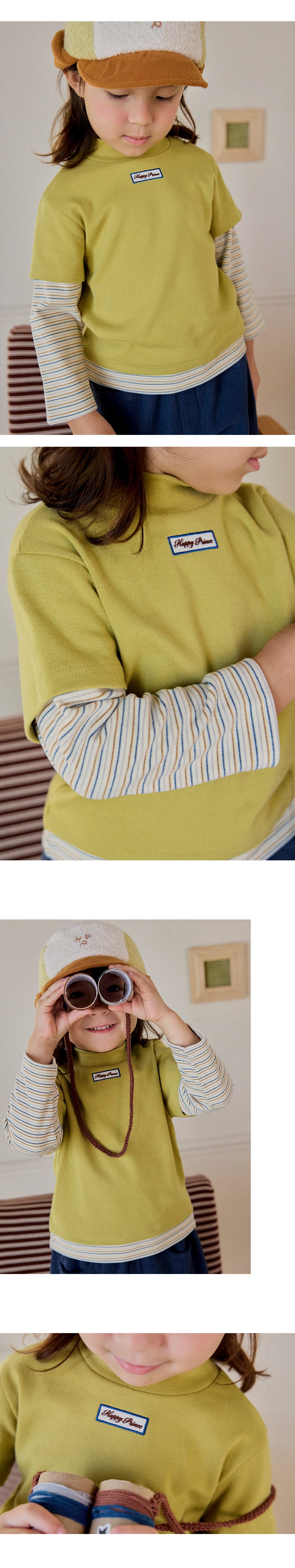 Bomi Layered Long-Sleeve T-shirt (SIZE 90-130)