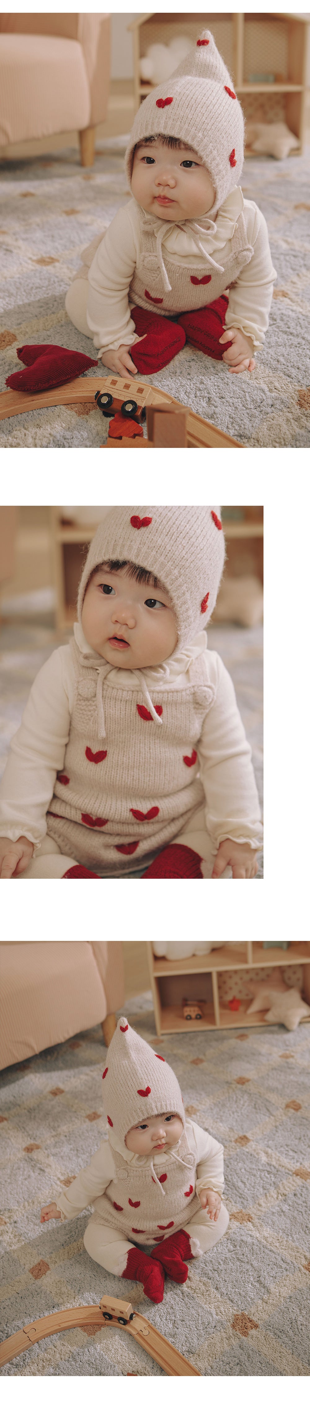 Bona Knit Baby Overall Set (SIZE 70-90)