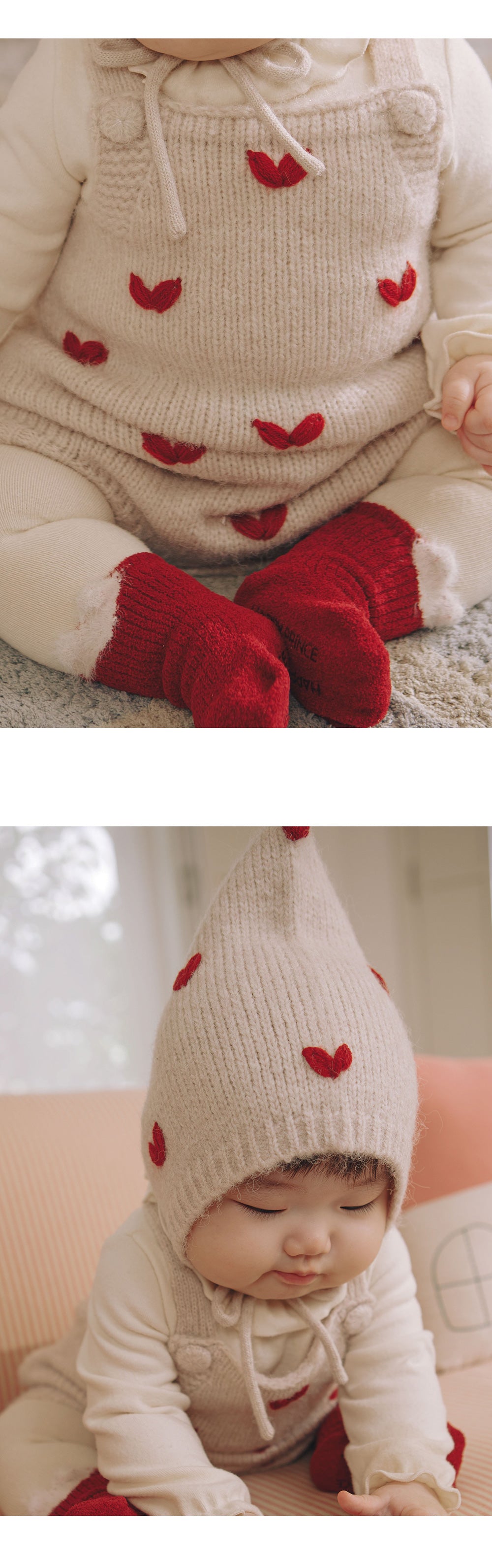Bona Knit Baby Overall Set (SIZE 70-90)