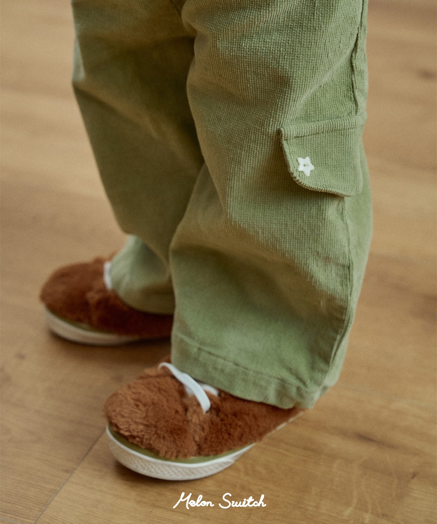 Button Corduroy Pants