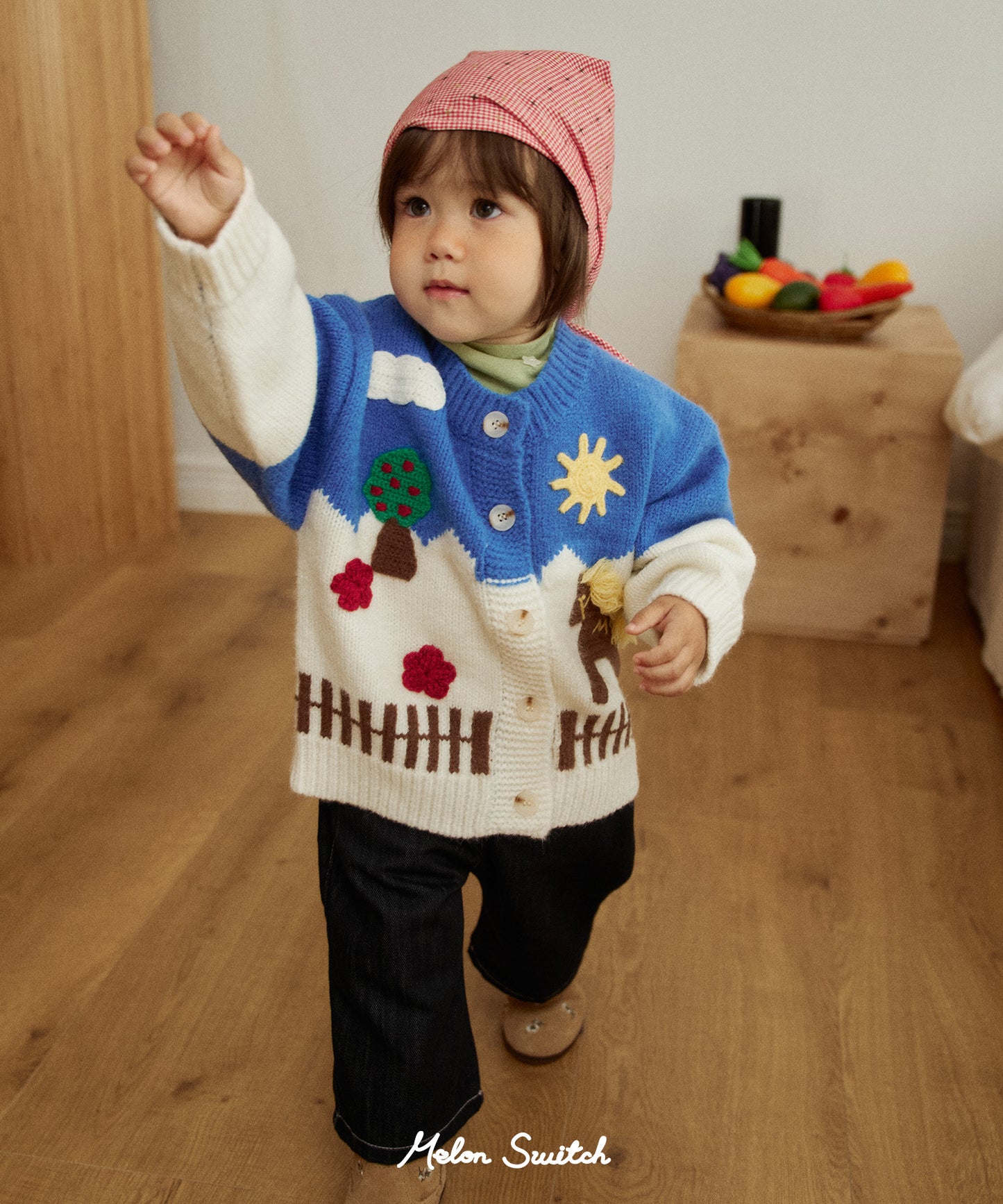 Autumn Landscape Cardigan